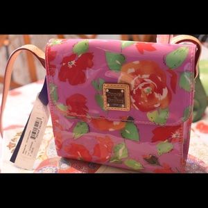 Dooney & Burke Small Pink Flower Handbag